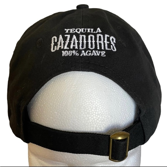 Tequila State of Mind Baseball Cap Black Cazadores 100% Agave Strapback Cotton - Picture 3 of 6